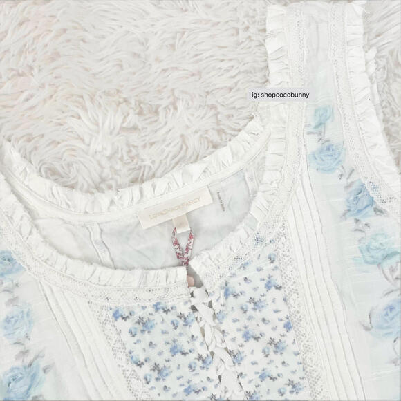 loveshackfancy corvelle cotton bustier top - Picture 5 of 5